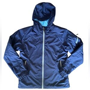 REI - Blue Lightweight hooded jacket with quilted lining - Size 18 / XXL
